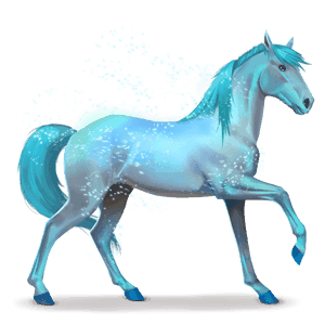 calul curcubeului lovely blue